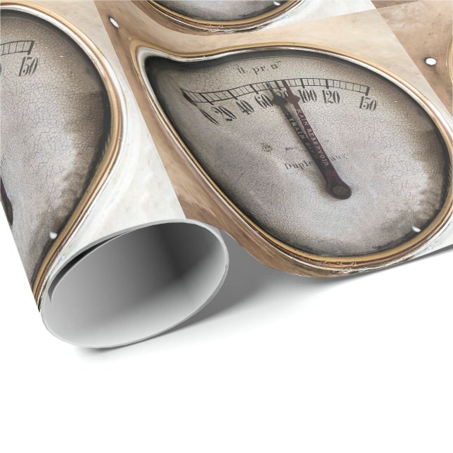 PAPIER CADEAU TRAINS À VAPEUR (Coin rond)