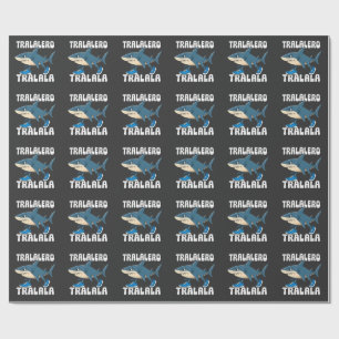 Papier Cadeau Tralalero Tralala Funny Shark Meme
