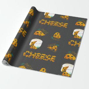 Papier Cadeau Tranches de fromage
