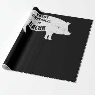 Papier Cadeau Transforme Les Légumes En Bacon Amoureux Drôle d