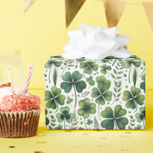 Papier Cadeau Trèfles apaisants