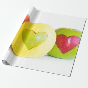 Papier Cadeau Trois pommes