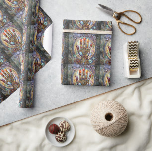 Papier Cadeau Troisième œil Mystique Paume