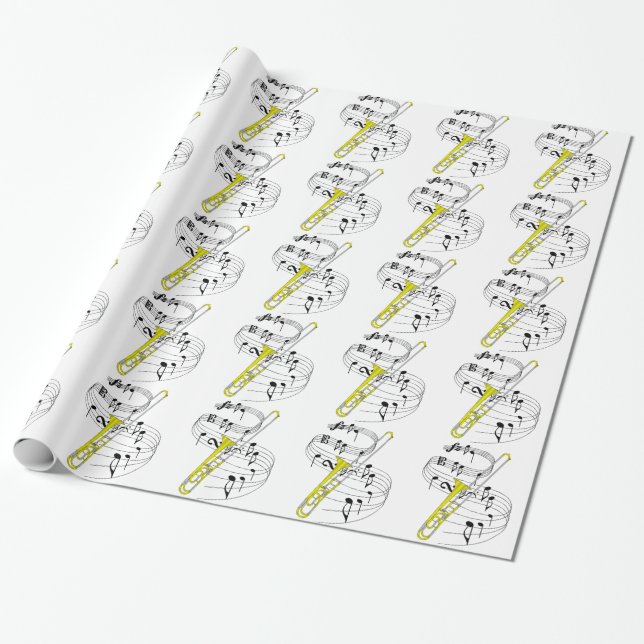 Papier Cadeau Trombone (Déroulé)