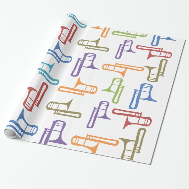 Papier Cadeau Trombones (Déroulé)