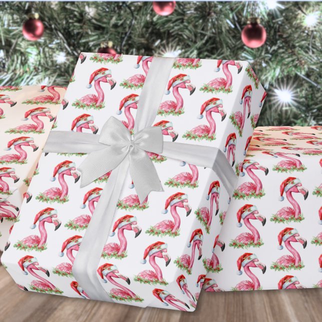 Papier Cadeau Tropical Beach Christmas (Tropical Beach Christmas Wrapping Paper )