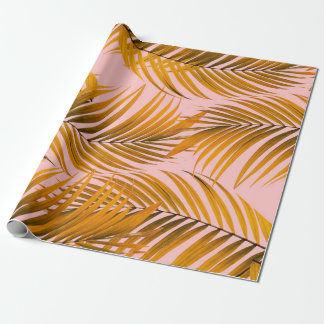 Papier Cadeau Tropical réaliste Feuille Motif tendance Mode C