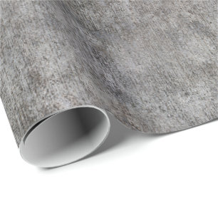 Papier Cadeau Trottoir gris patiné de ciment