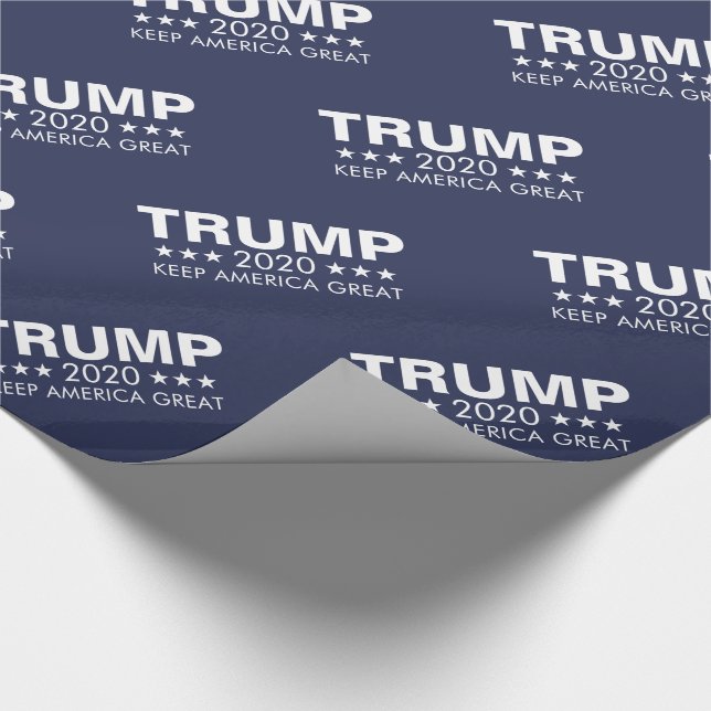 Papier Cadeau Trump 2020 Garder l'Amérique grande (Coin)