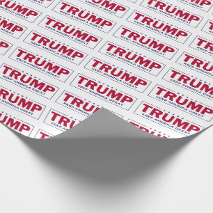 Papier Cadeau TRUMP - Gardez l'Amérique grande ! Papier d'emball