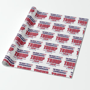 Papier Cadeau Trump Le grand retour américain Trump 2020