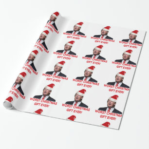 Papier Cadeau Trump, le pire cadeau de Noël jamais fait !