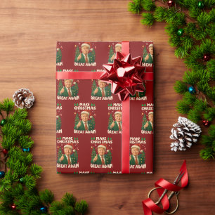 Papier Cadeau Trump Make Christmas Great Again