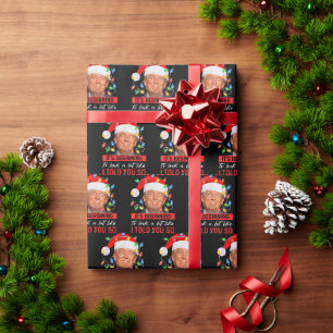 Papier Cadeau Trump Wrap Noël, Trump Wrap, Pro Trump 2024
