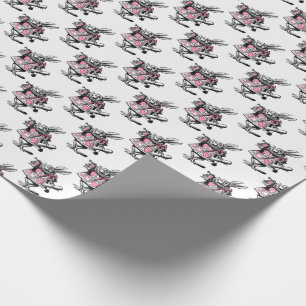 Papier Cadeau Trumpeter Alice de la Cour du lapin blanc au pays 