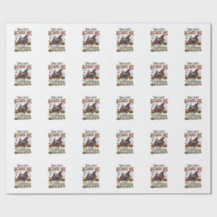 Papier Cadeau Tu ne peux pas m'effrayer Je suis des livres d'Hal