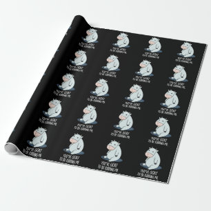Papier Cadeau Tu vas m'enterrer Drôle Jeu De Jeu Génial BG