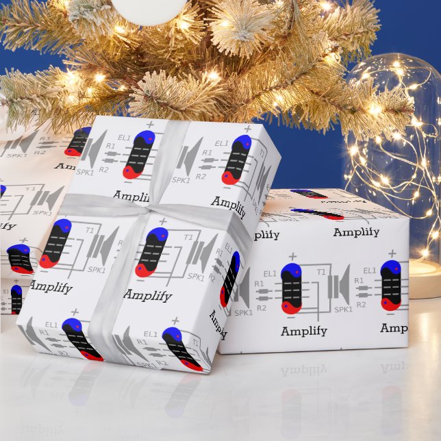 Papier Cadeau Tube Amp (Vacances)