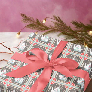 Papier Cadeau Tuiles de théière Scandia II