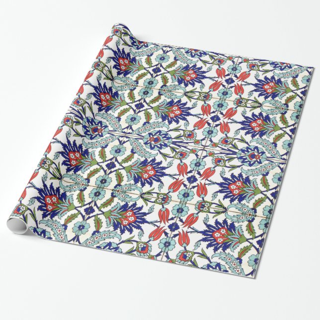 Papier Cadeau tuiles turques traditionnelles (Déroulé)