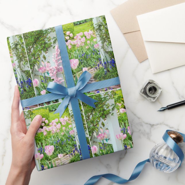 Papier Cadeau Tulip Garden néerlandais Trellis (Cadeaux)