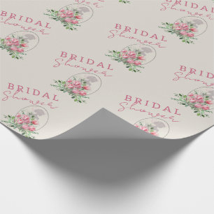 Papier Cadeau Tulipe rose Fête des mariées