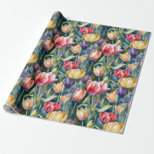 Tulipes aquarelles (Vivid)