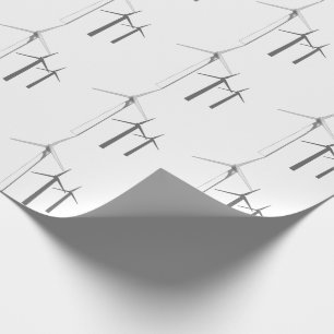Papier Cadeau Turbines éoliennes