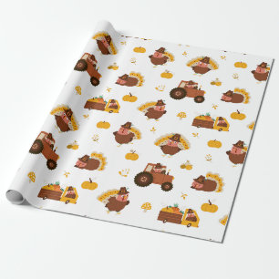 Papier Cadeau Turclés Thanksgiving