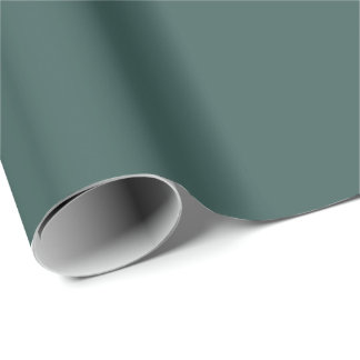 Papier Cadeau Turquoise gris uni