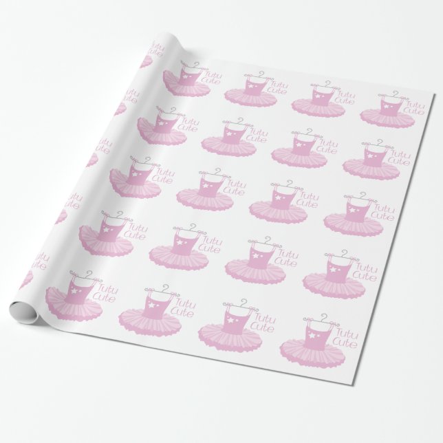 Papier Cadeau Tutu mignon (Déroulé)