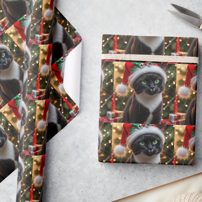 Papier Cadeau Tuxedo cat (Créateur téléchargé)