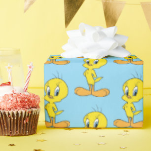 Papier Cadeau TWEETY™ Oiseau Intelligent Personnalisé