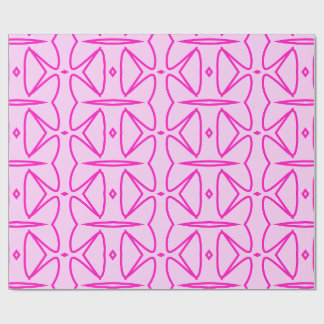 Papier Cadeau Two Toned Pink Pattern Wrapping Paper