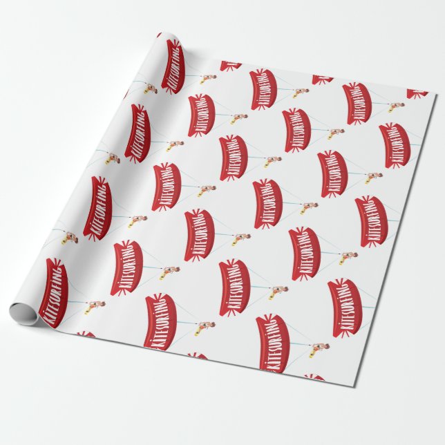 Papier Cadeau Type de kitesurf (Déroulé)