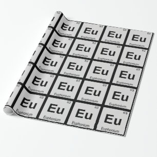 Papier Cadeau Ue - Chimie musicale euphonique Tableau périodique