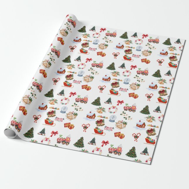 Papier Cadeau Un article incontournable pour un joyeux Noël (Déroulé)