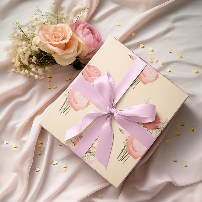 Papier Cadeau Un avenir rempli de Mariage d'Amour (Créateur téléchargé)