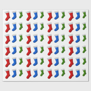 Papier Cadeau Un bon nombre de bas de Noël