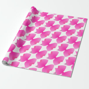 Papier Cadeau Un bon nombre de grands arcs assez roses - cadeau