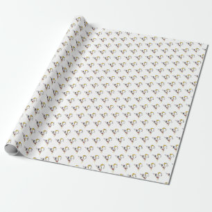 Papier Cadeau Un brillant néoplasticisme Art Monogramme. Lettre 