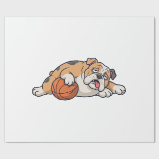 Papier Cadeau Un chien paresseux