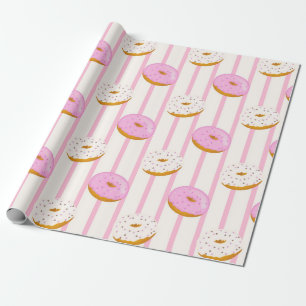 Papier Cadeau Un design de série de donuts 3