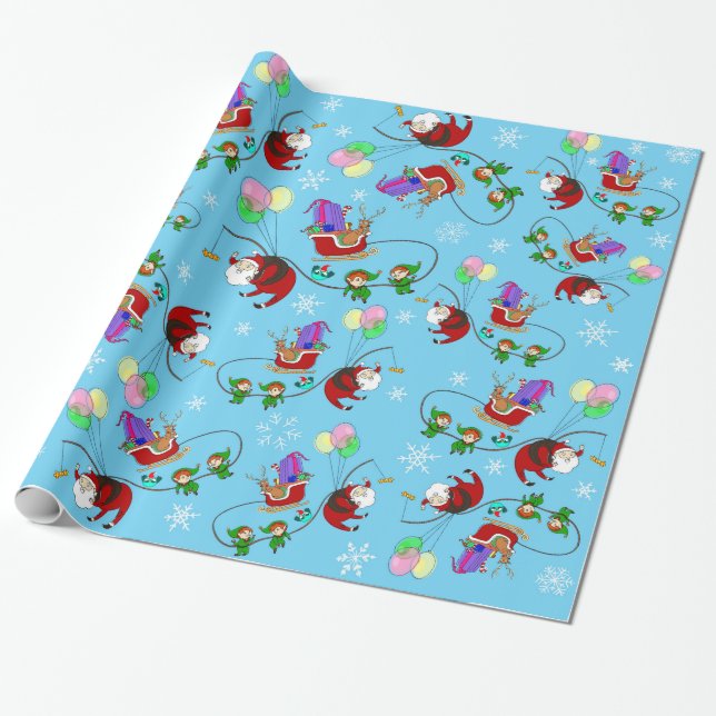 Papier Cadeau Un échange de Noël (Déroulé)