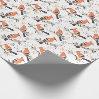 Papier Cadeau Un est pour le hoopoe africain - Papier d'envelopp