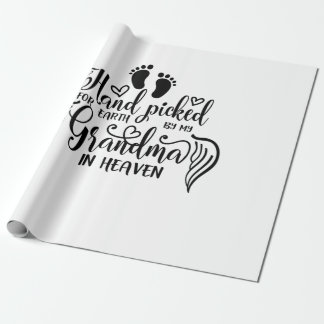 Papier Cadeau Un instant en our arms a lifetime in our hearts
