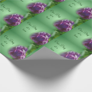 Papier Cadeau Un Jour À La Fois Inspiration Tulipe