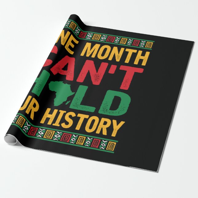 Papier Cadeau Un mois peut tenir notre histoire Black Pride Afri (Déroulé)