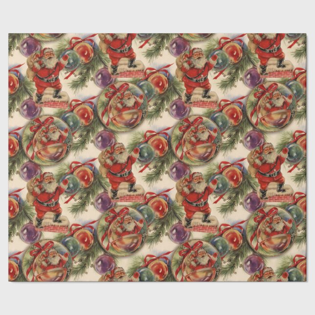 Papier Cadeau Un Noël des années 50 (Couture)