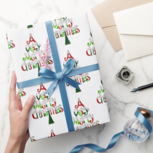 Papier Cadeau Un Noël très joyeux